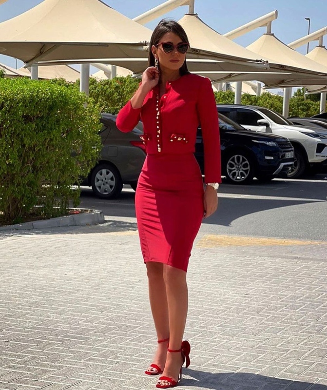 إطلالات ديمة قندلفت نجمة مسلسل ستيليتو