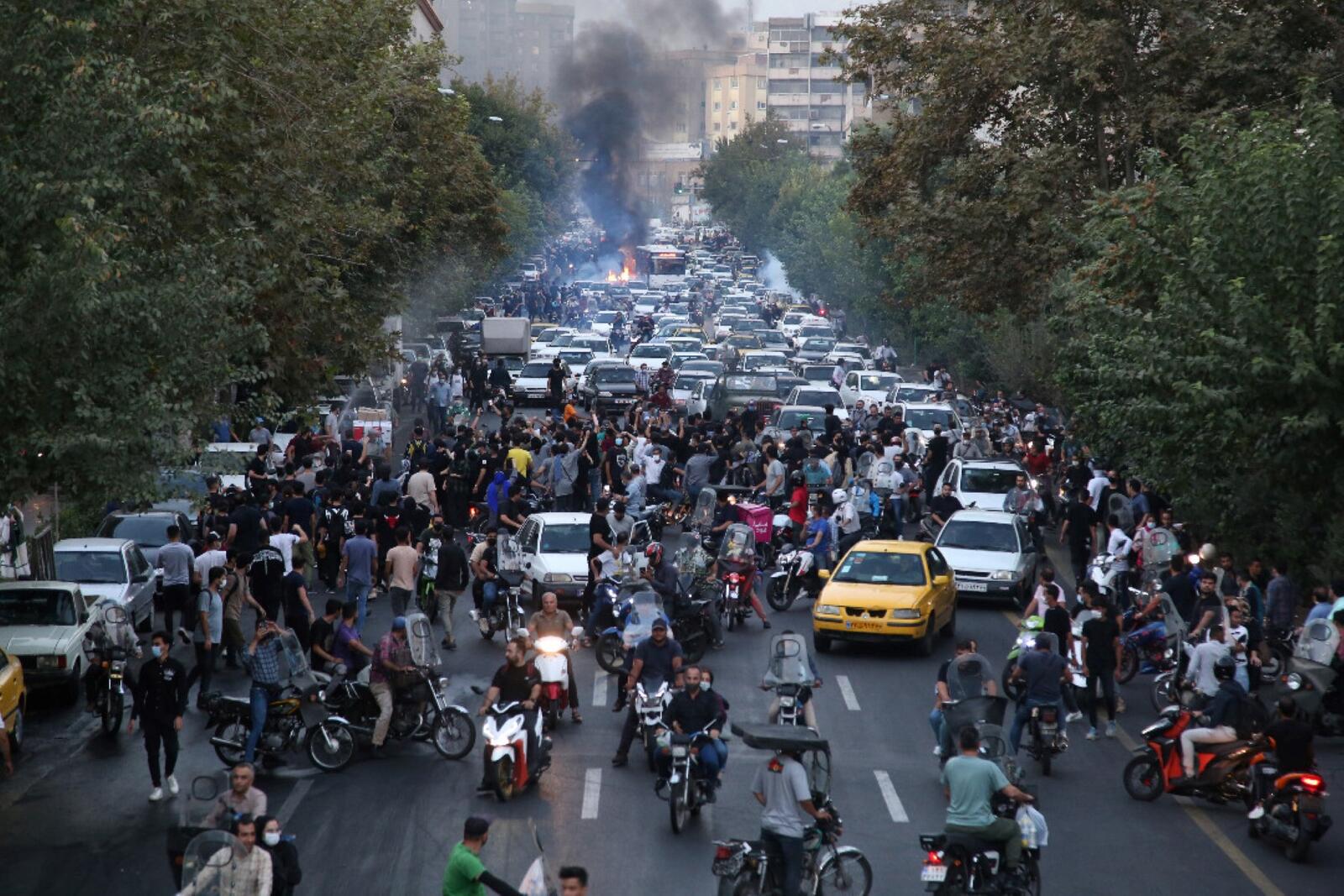 احتجاجات في ايران