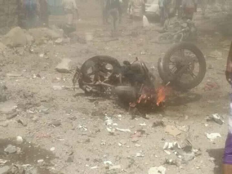 انفجار في مدينة لودر بمحافظة إبين