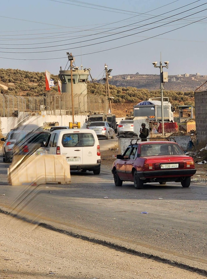 حاجز بيت فوريك شرق نابلس 