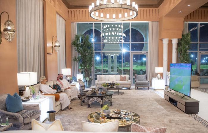 محمد بن سلمان وسلطان عمان في نيوم