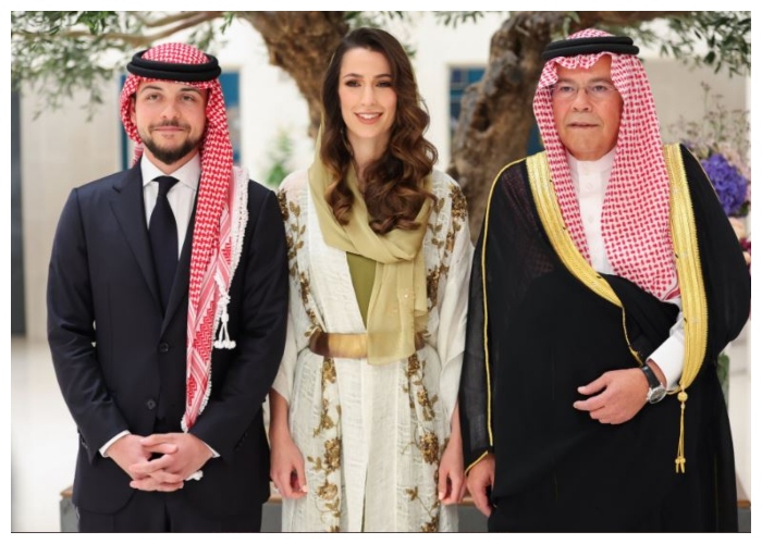 "خطوبة الأمير الحسين بن عبد الله من الآنسة رجوة آل سيف"