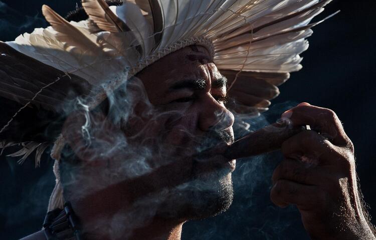 In Pictures: Indigenous People Protest for Rights in Brazil