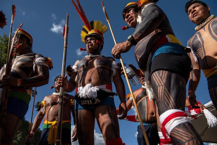 In Pictures: Indigenous People Protest for Rights in Brazil