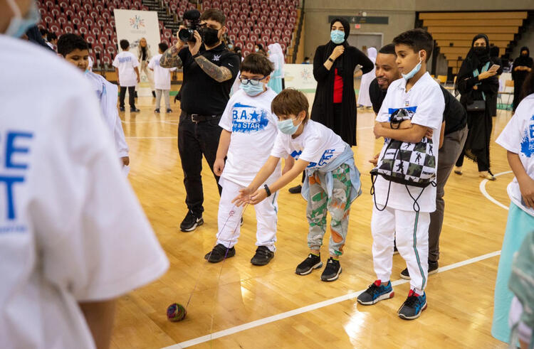 WWE Superstars Show Saudi Students How to Wrestle With Bullying