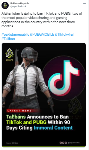 Taliban TikTok