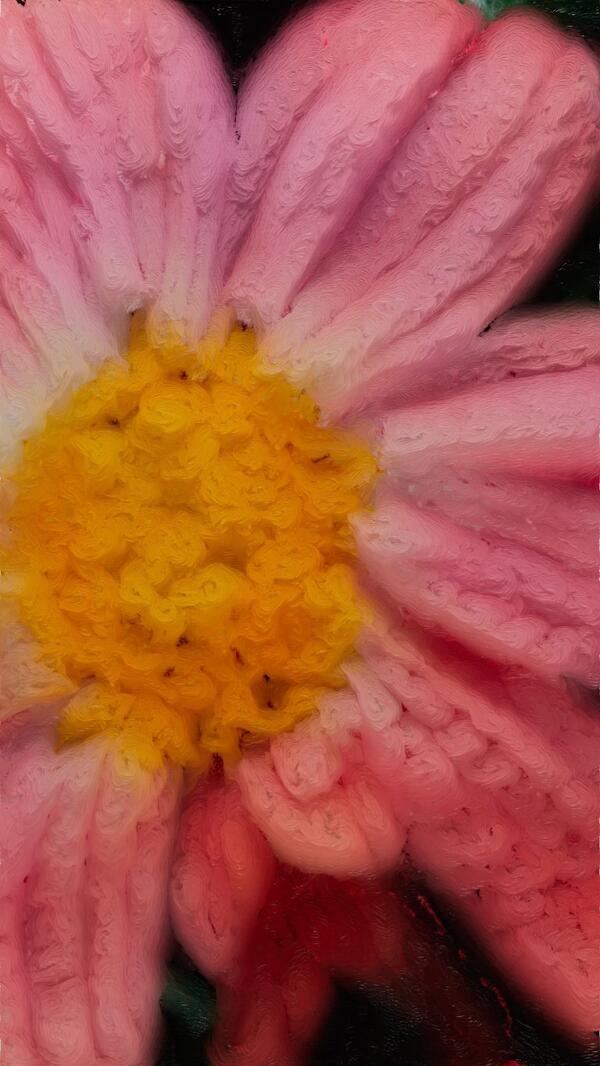 "Refik Anadol, ‘Machine Hallucinations: Floral Pigmentations A, 2021"