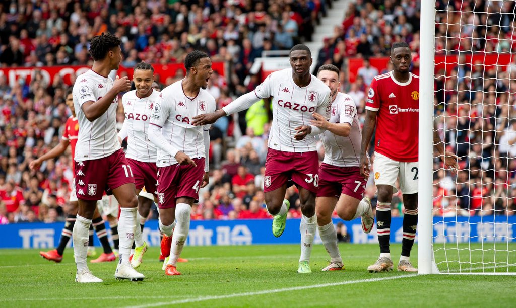 فيلا يصعق مانشستر يونايتد في الدوري الإنجليزي