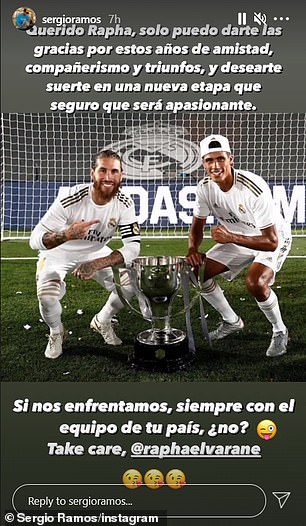 راموس و فاران (المصدر: حساب راموس الرسمي على إنستغرام)