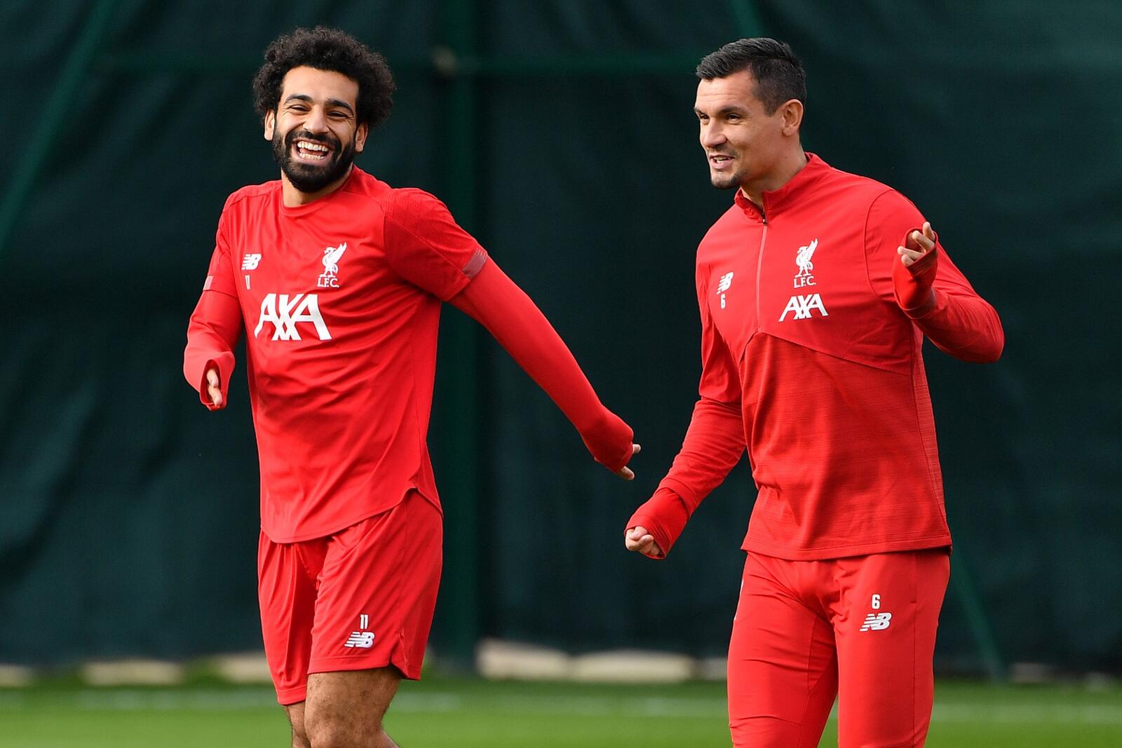 ديان لوفرين (يمين) ومحمد صلاح