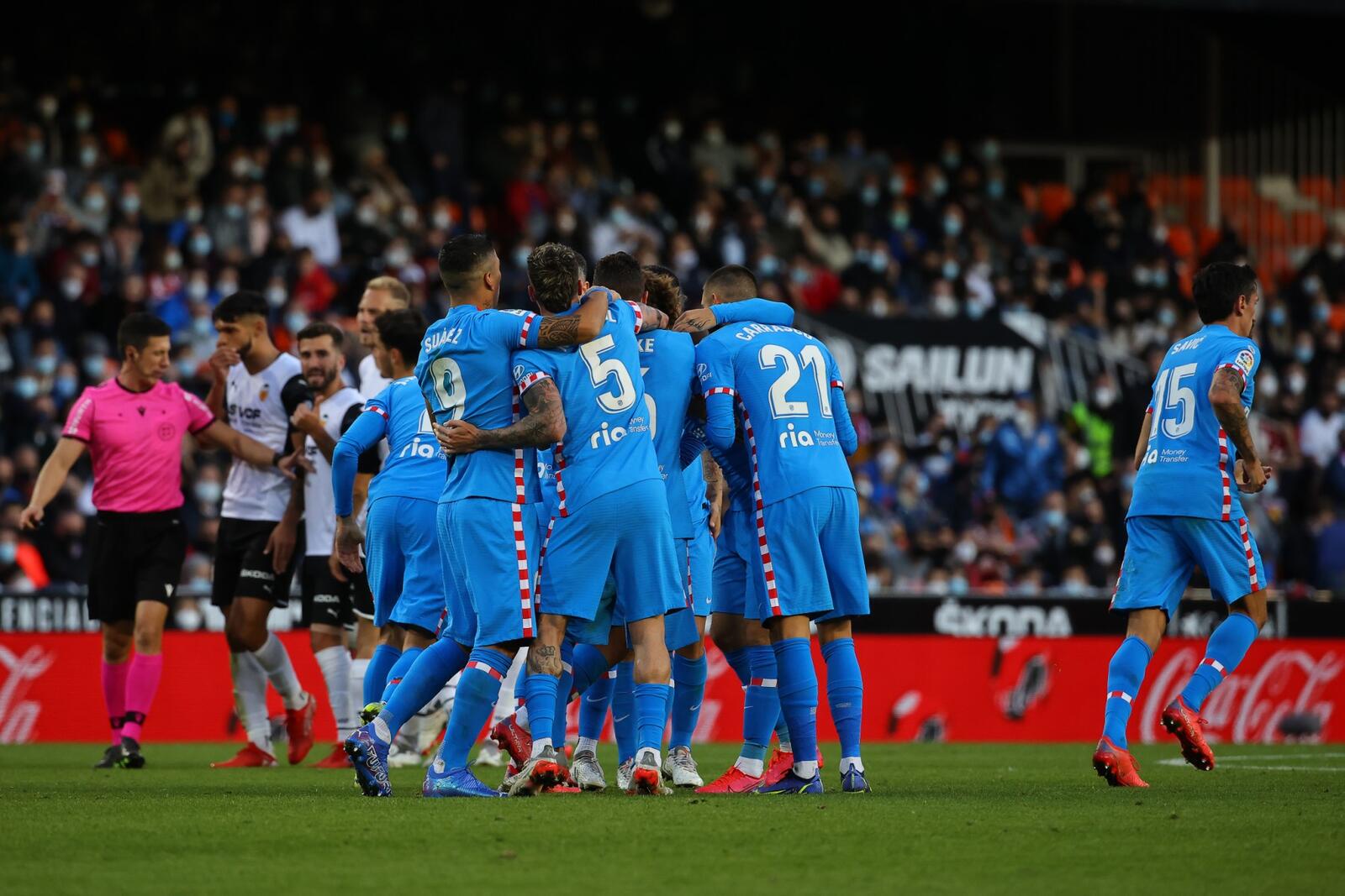 أتلتيكو مدريد يتعادل مع فالنسيا