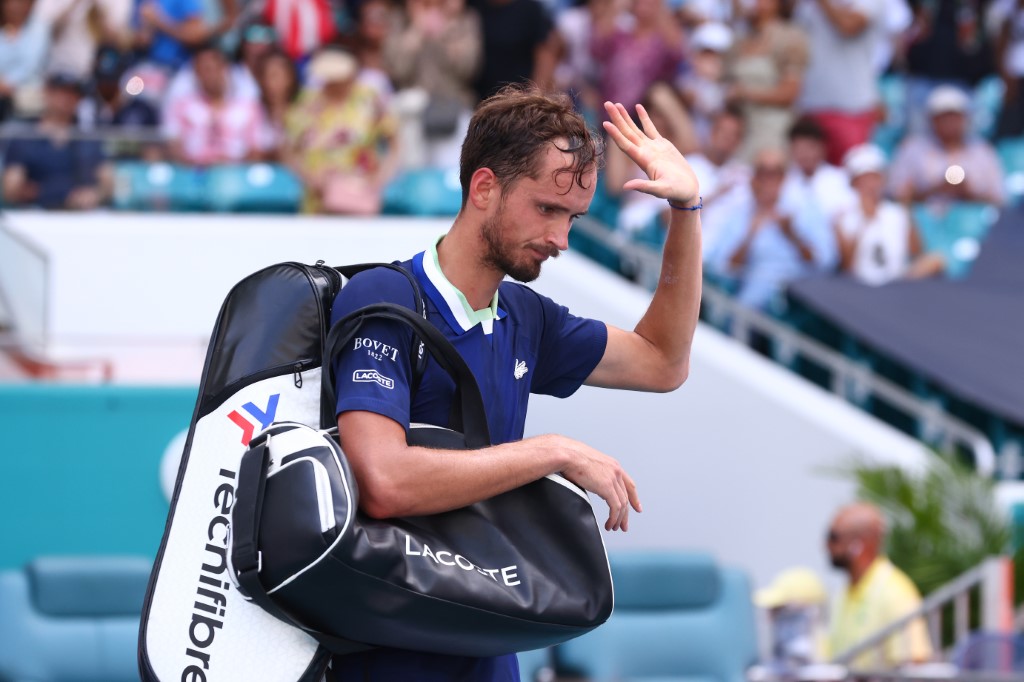 Danii Medvedev set to be banned from Wimbledon (Photo: AFP)