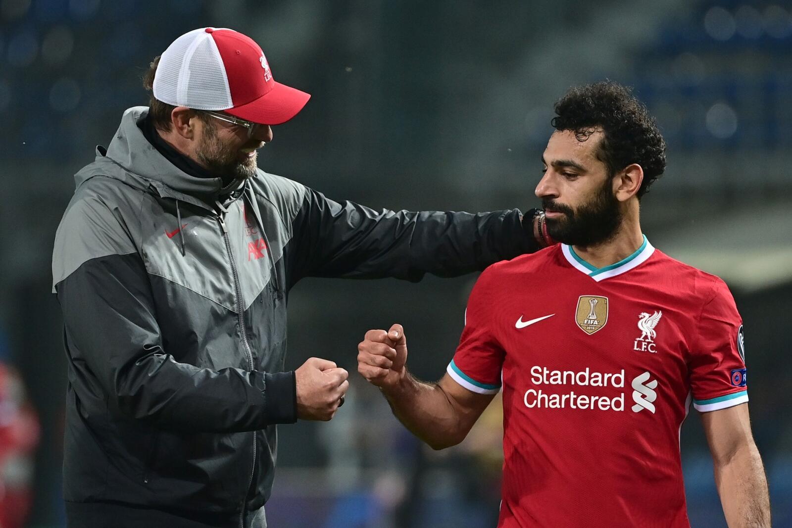 Klopp and Salah (Photo: AFP)