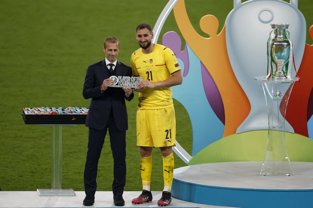 Donnarumma wins Euro 2020 player of the tournament award