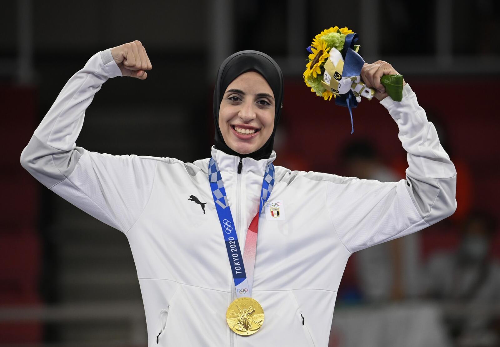 Feryal Abdelazizi wins gold for Egypt at Tokyo Olympics (Photo: AFP)