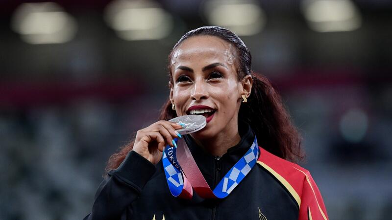 Kalkidan Gezahegne earns silver for Bahrain (Photo: AFP)