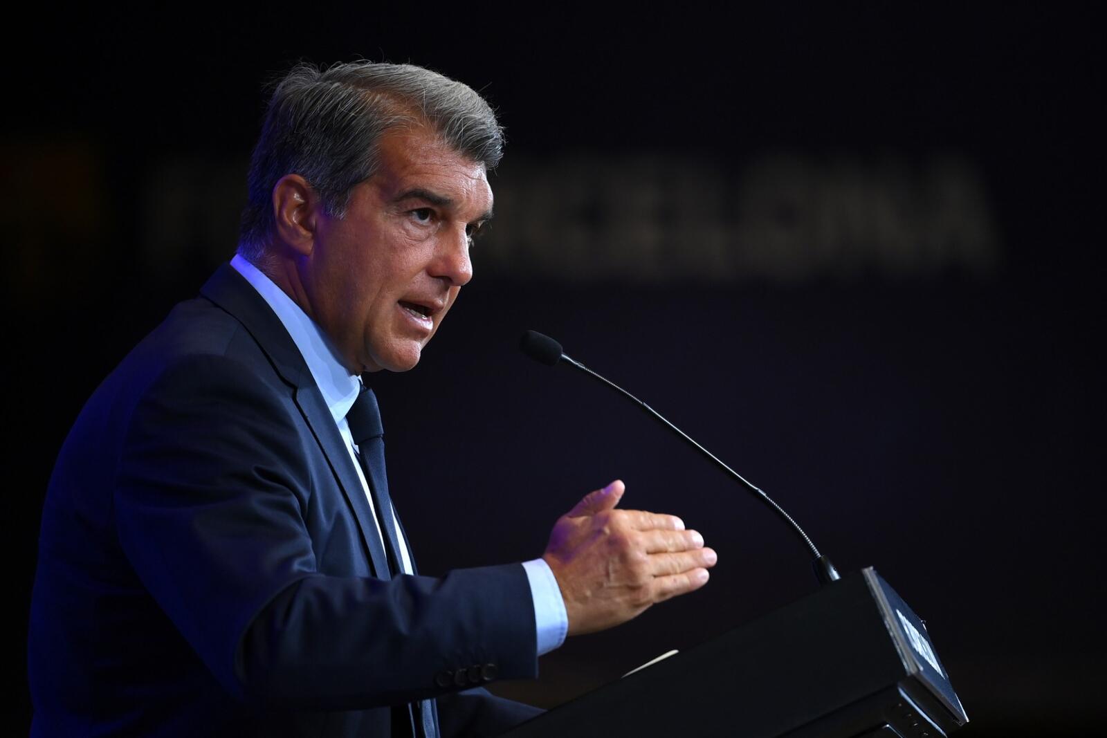 Barcelona president Joan Laporta (Photo: AFP)
