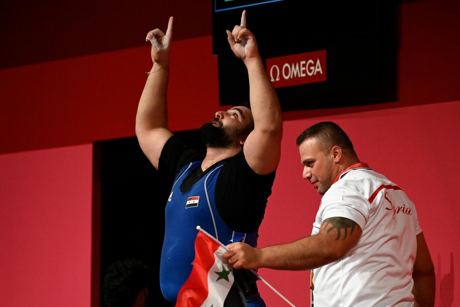 Man Asaad wins bronze for Syria (Photo: AFP)