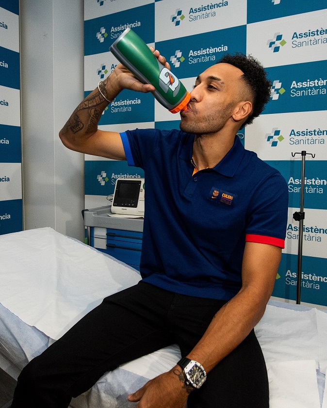 Pierre-Emerick Aubameyang (Photo: @FCBarcelona_es)