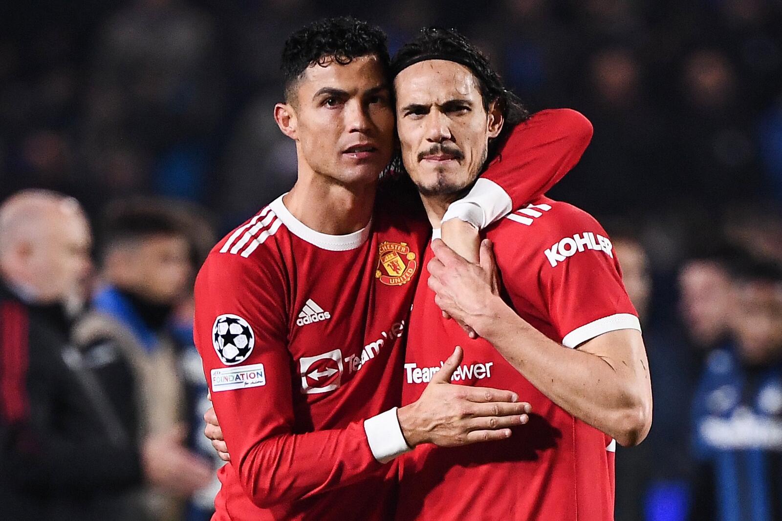 Ronaldo and Cavani (Photo: AFP)
