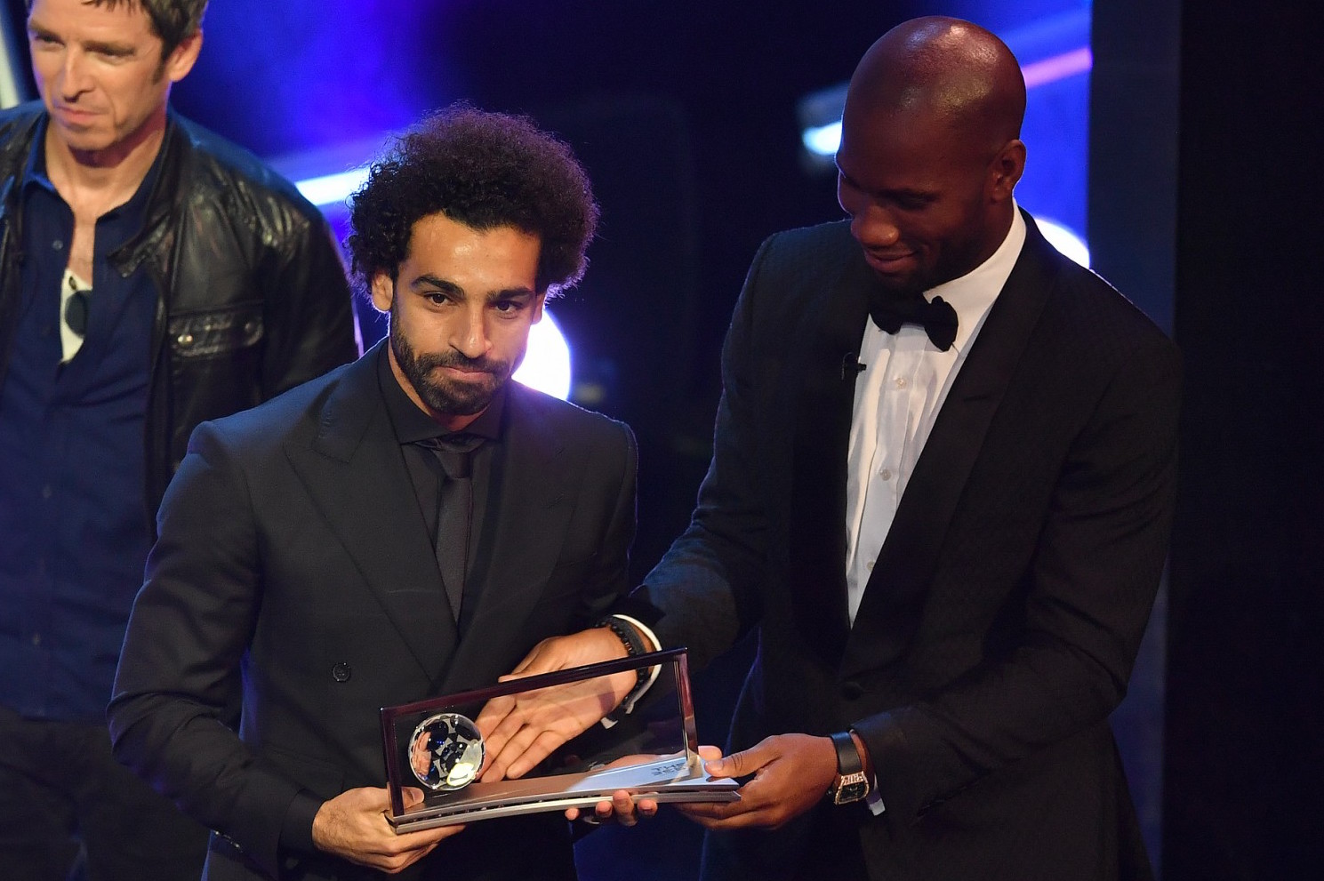 Salah and Drogba (Photo: AFP)