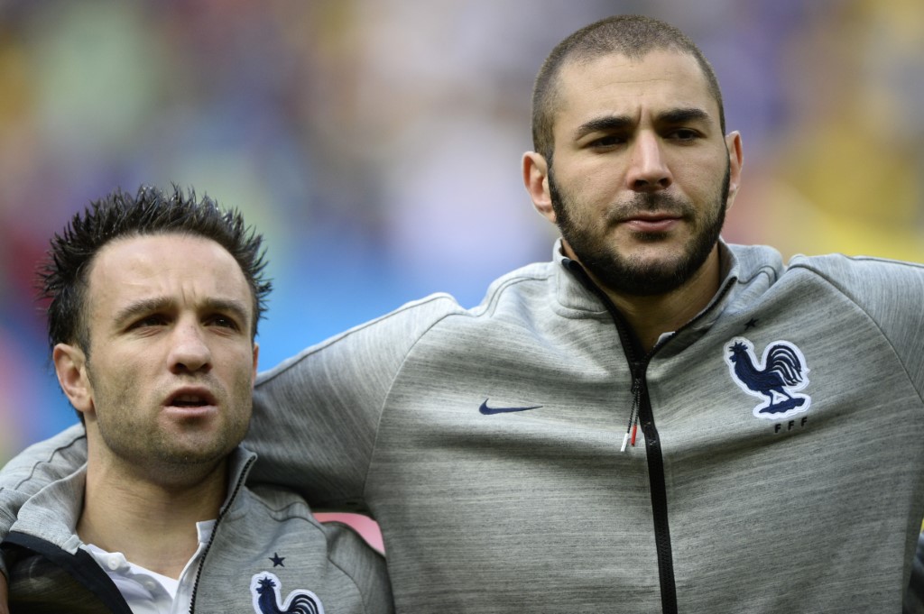 Valbuena Benzema (Photo: AFP)