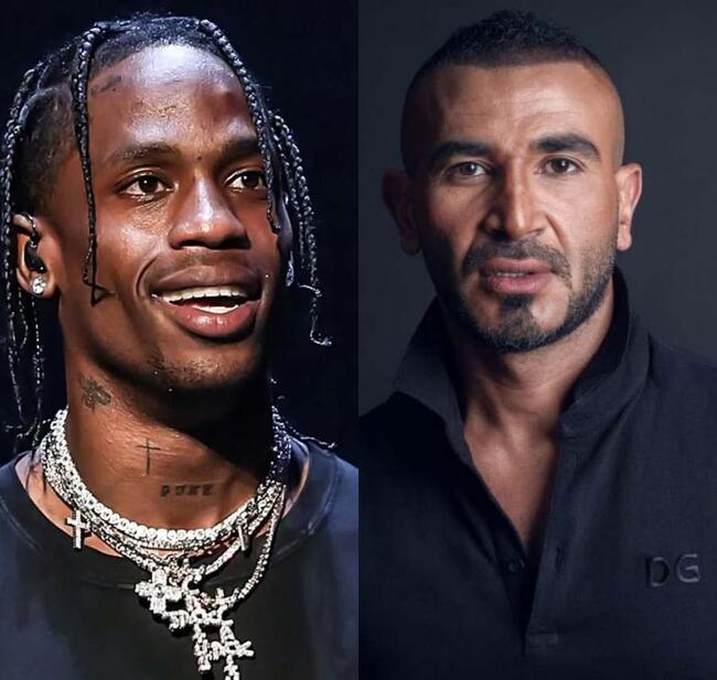 أحمد سعد وترافيس سكوت