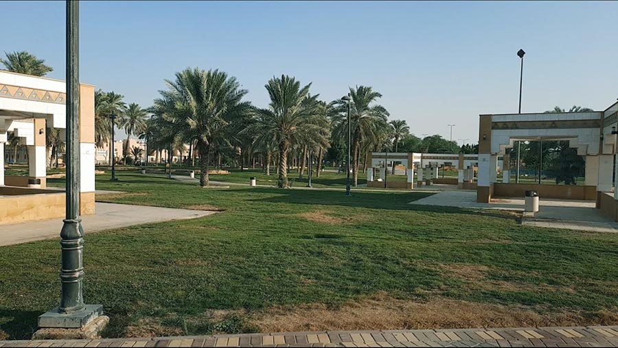 التجول في الحديقة