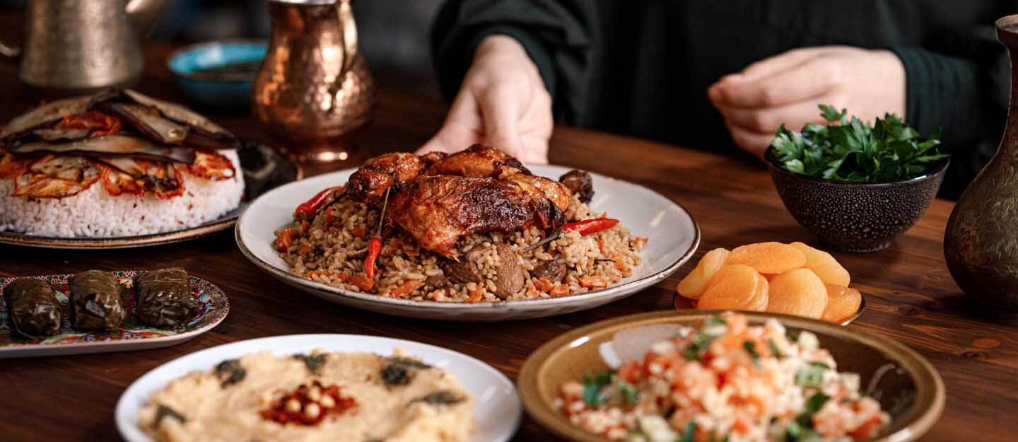 مطعم البيت الشامي القرهود دبي