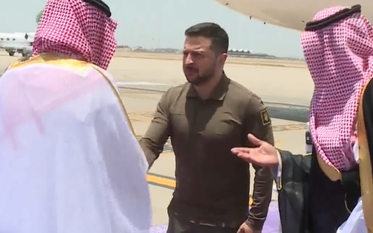 زيلينسكي في السعودية لحضور القمة العربية قبل التوجه الى هيروشيما لحضور قمة مجموعة السبع