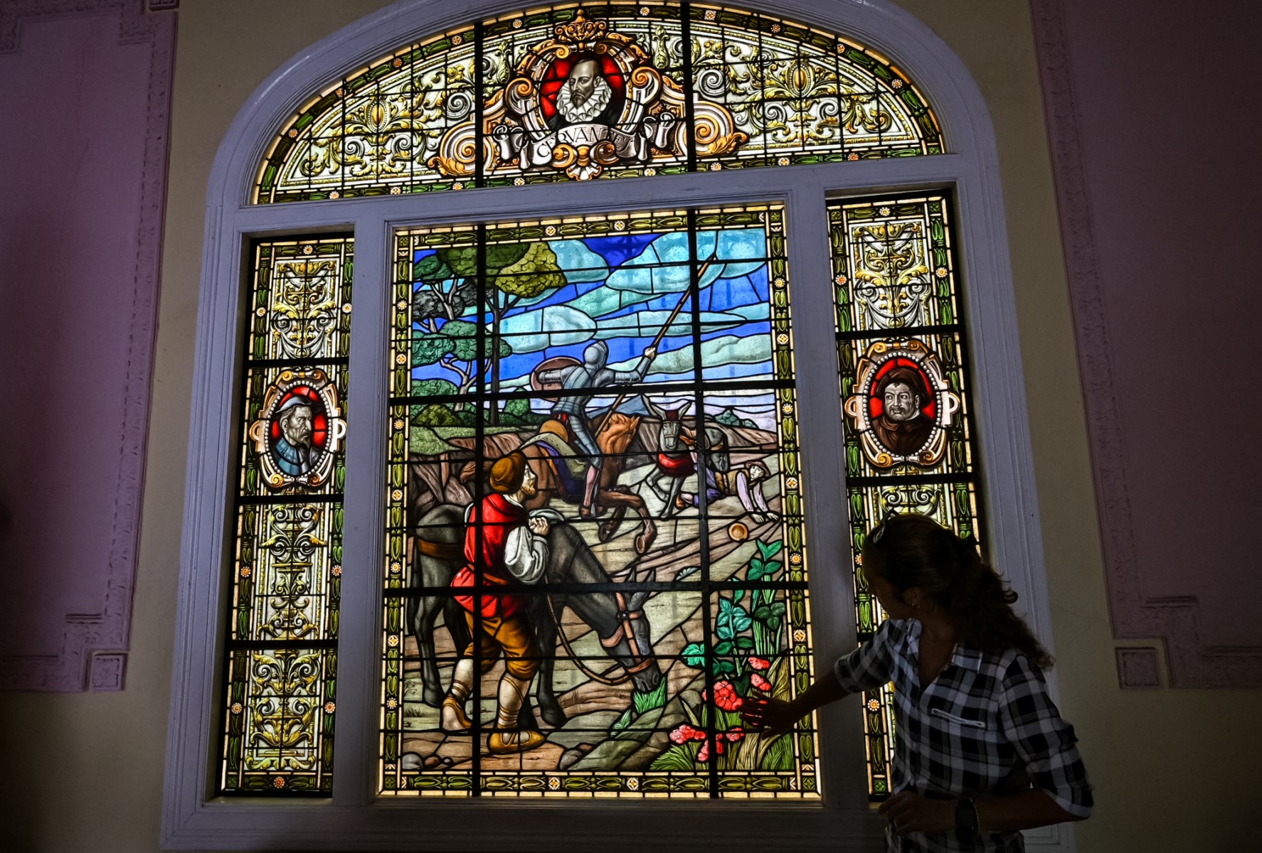 stained glass windows