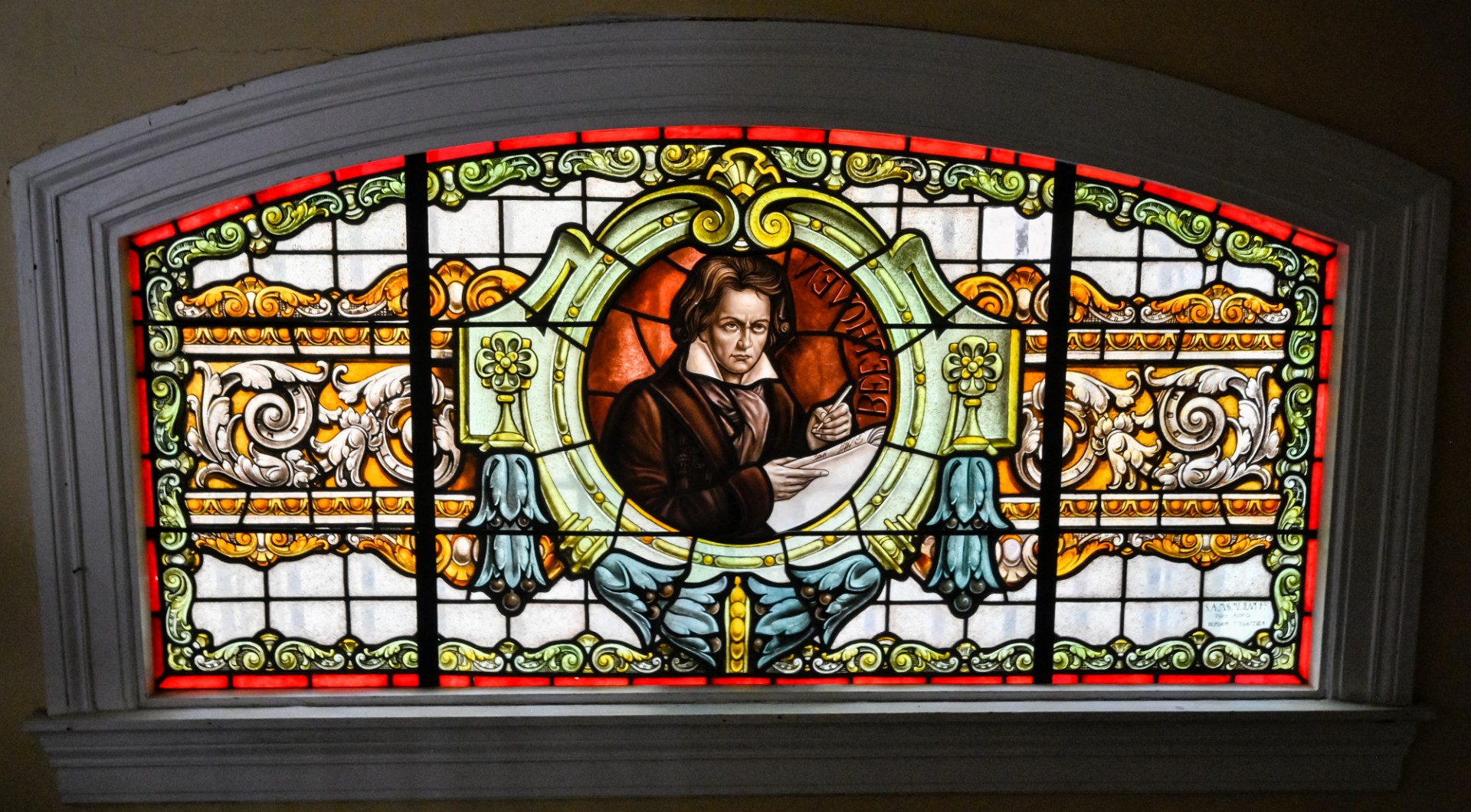 stained glass windows