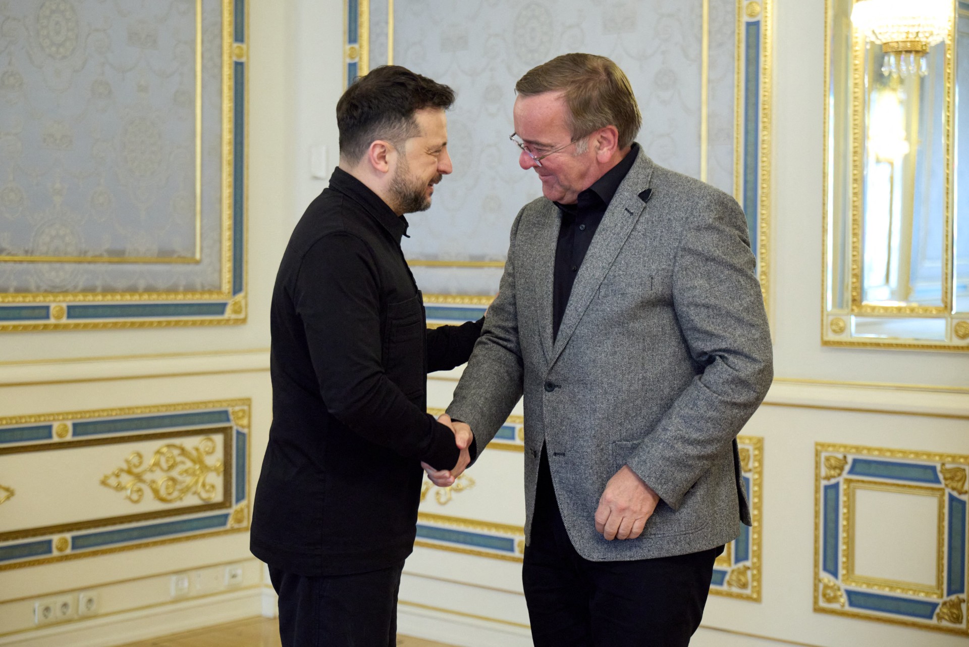 Boris Pistorius and Volodymyr Zelenskyy