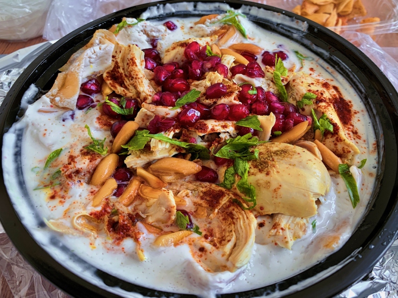 أطباق رمضانية: فتة الدجاج مع الحمص