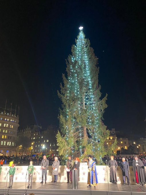 London Christmas tree