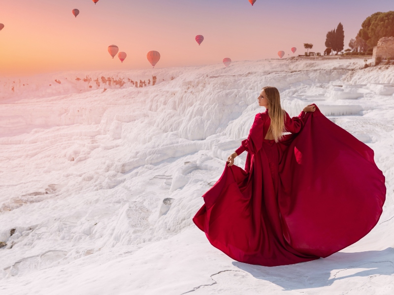 باموكالي مدينة الينابيع الساحرة في تركيا