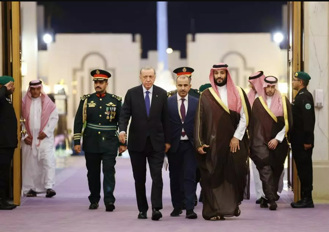 الأمير محمد بن سلمان يستقبل رجب طيب أردوغان