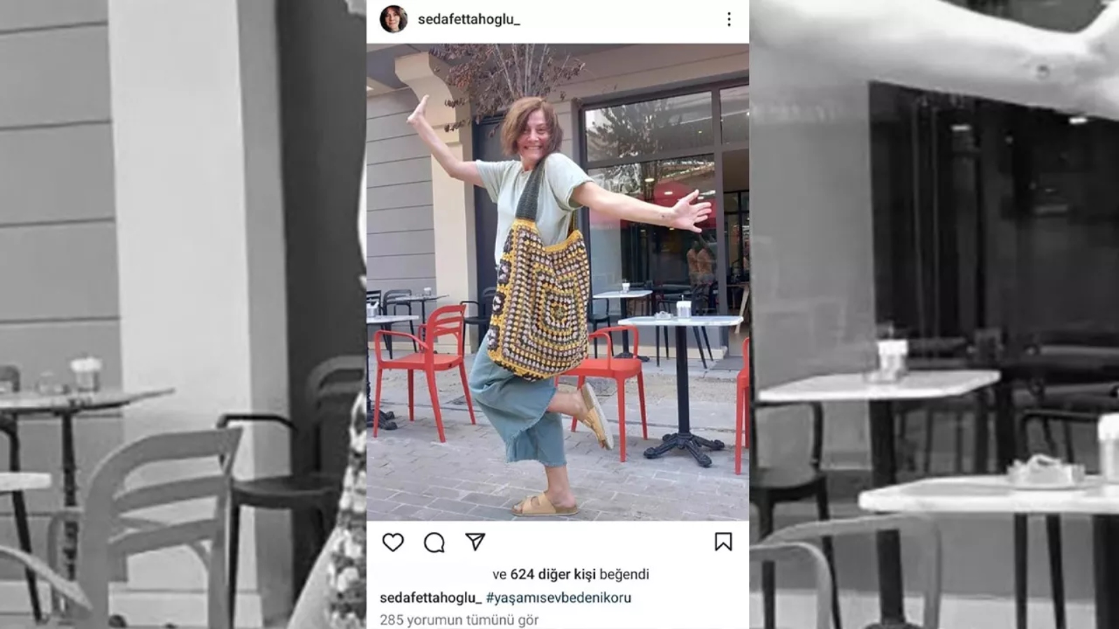 Seda Fettahoğlu, ölümünden sadece 4 gün önce #sevişhayatvücudunusev notuyla aşağıdaki fotoğrafı yayınladı.
