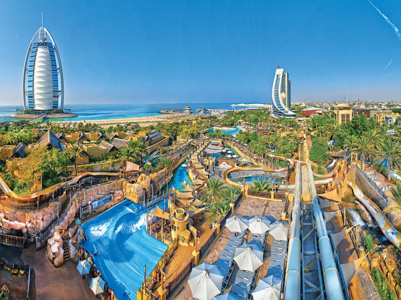 أشهر الحدائق المائية في دبي