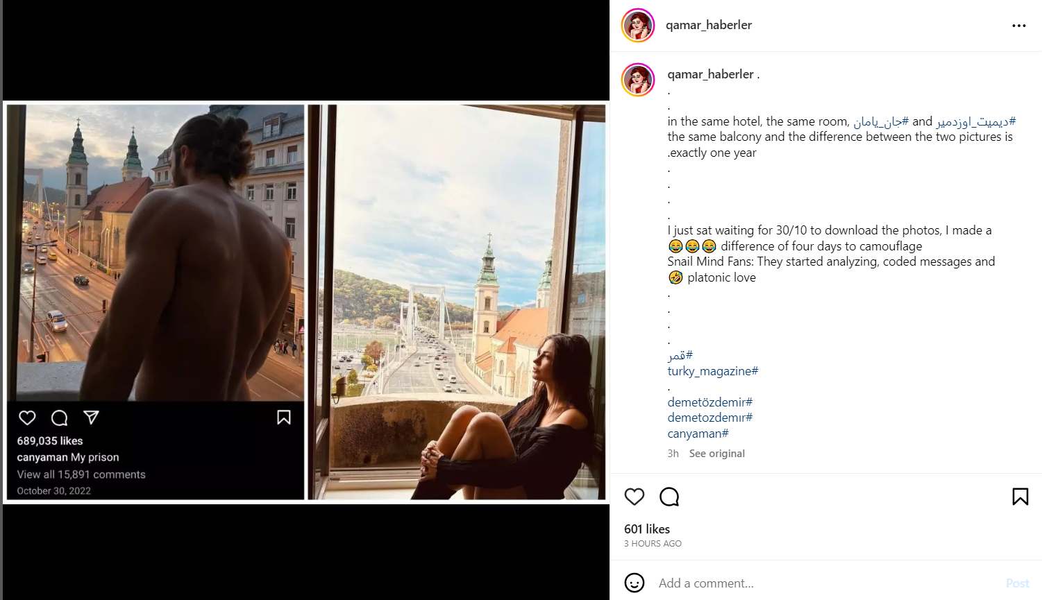 Demet Özdemir ve Can Yaman'ın gizli Macaristan gezisi