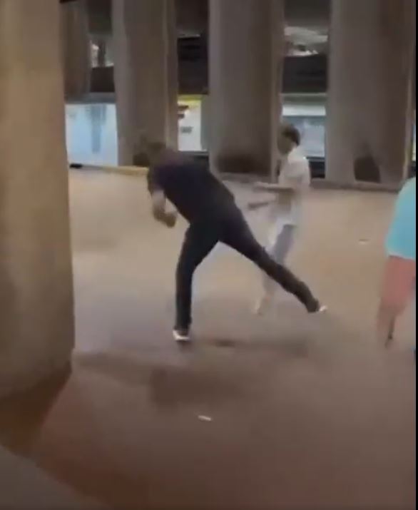 Iranian and Israeli fight in a viral video