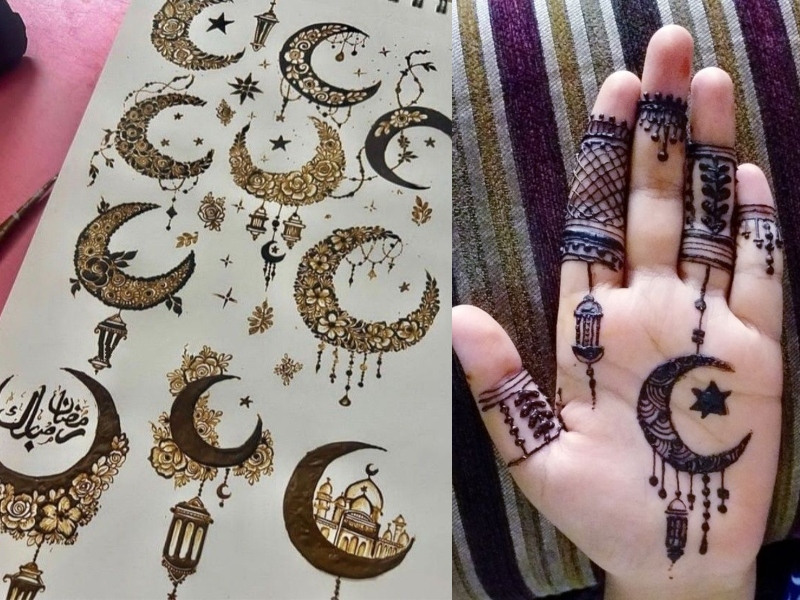 حسناء البوابة: أجمل نقوش الحناء بمناسبة شهر رمضان الكريم