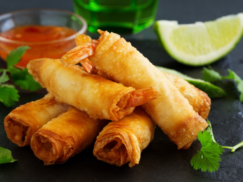 3 حشوات مختلفة لعمل رقائق الربيع "سبرينج رولز"