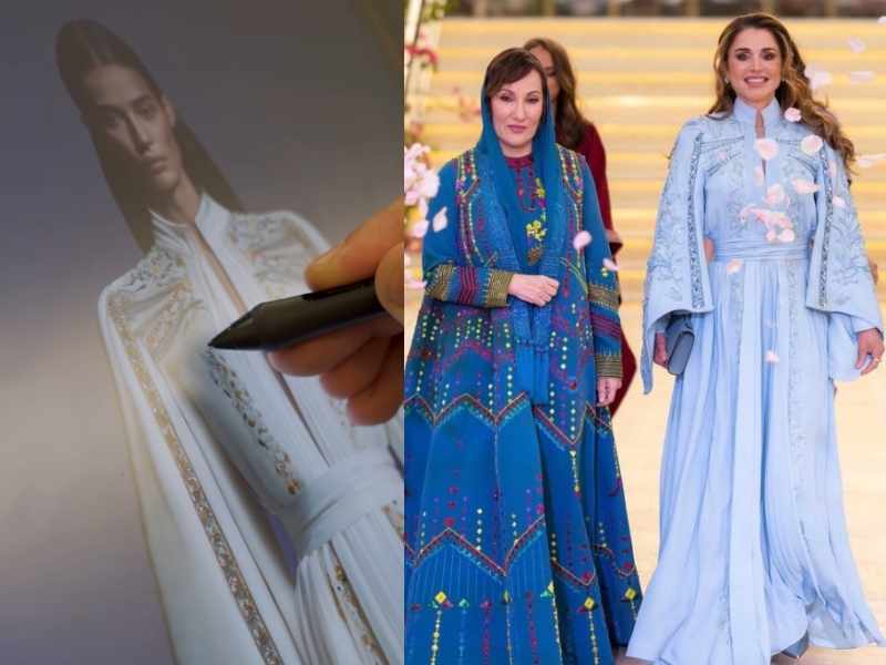 من هو مصمم فستان زفاف الآنسة رجوة ؟
