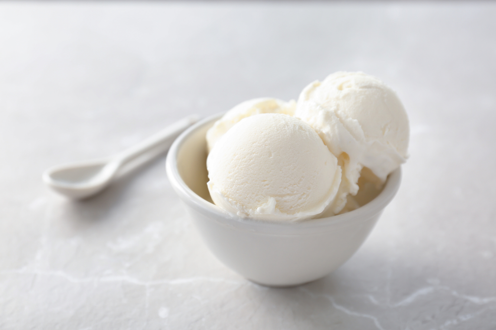 Vanilla ice cream