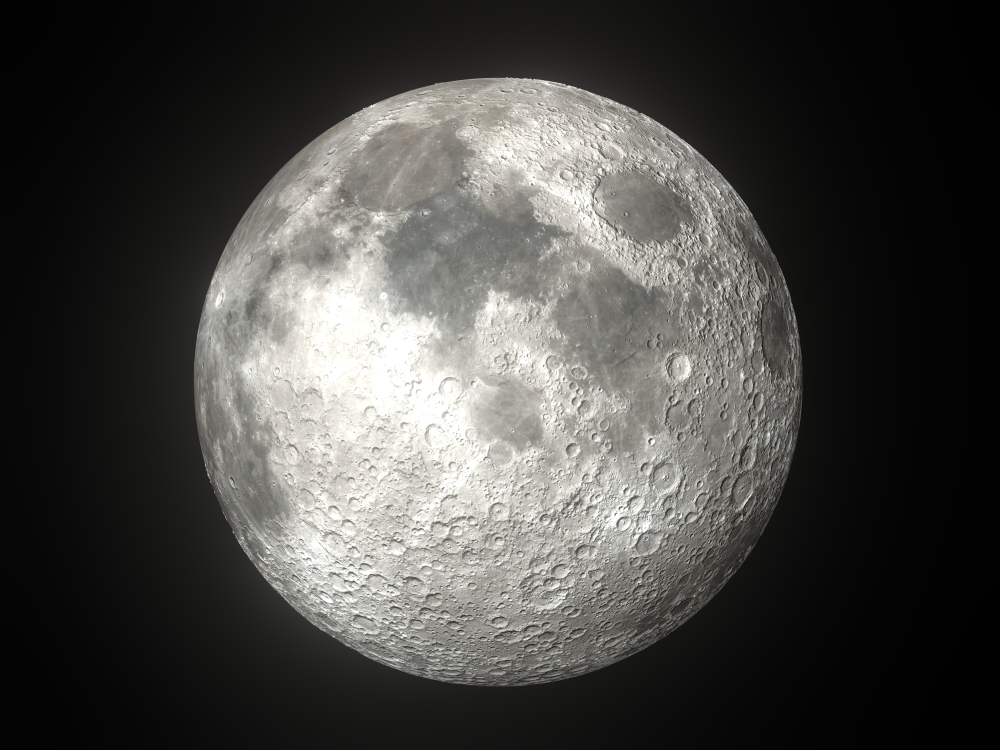 water on moon