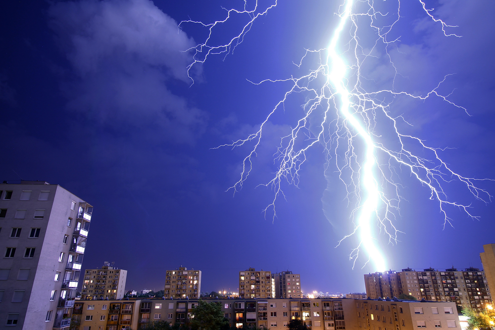lightning strikes