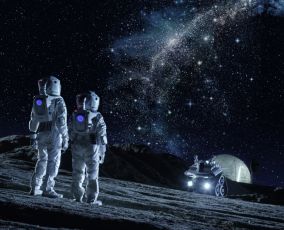 entire village on Moon