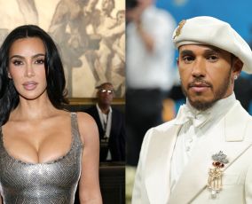 Kim Kardashian and Lewis Hamilton