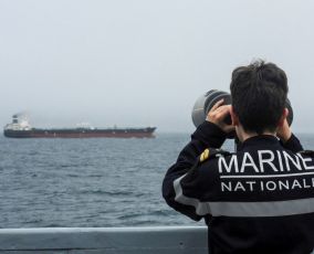 French Navy observing Russian shadow fleet tanker